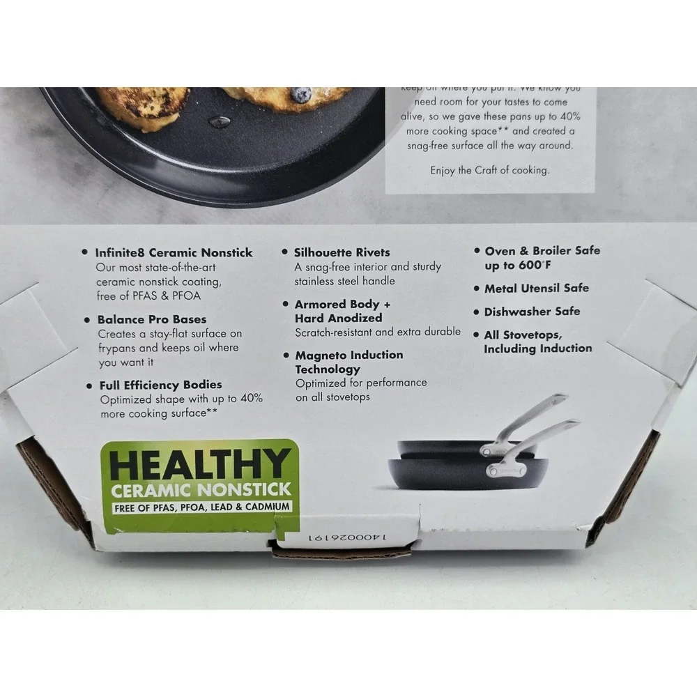 NEW GreenPan Craft Noire 10